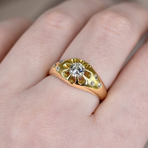 Gypsy Set 0.55ct Diamond Ring | Doble Jewellers